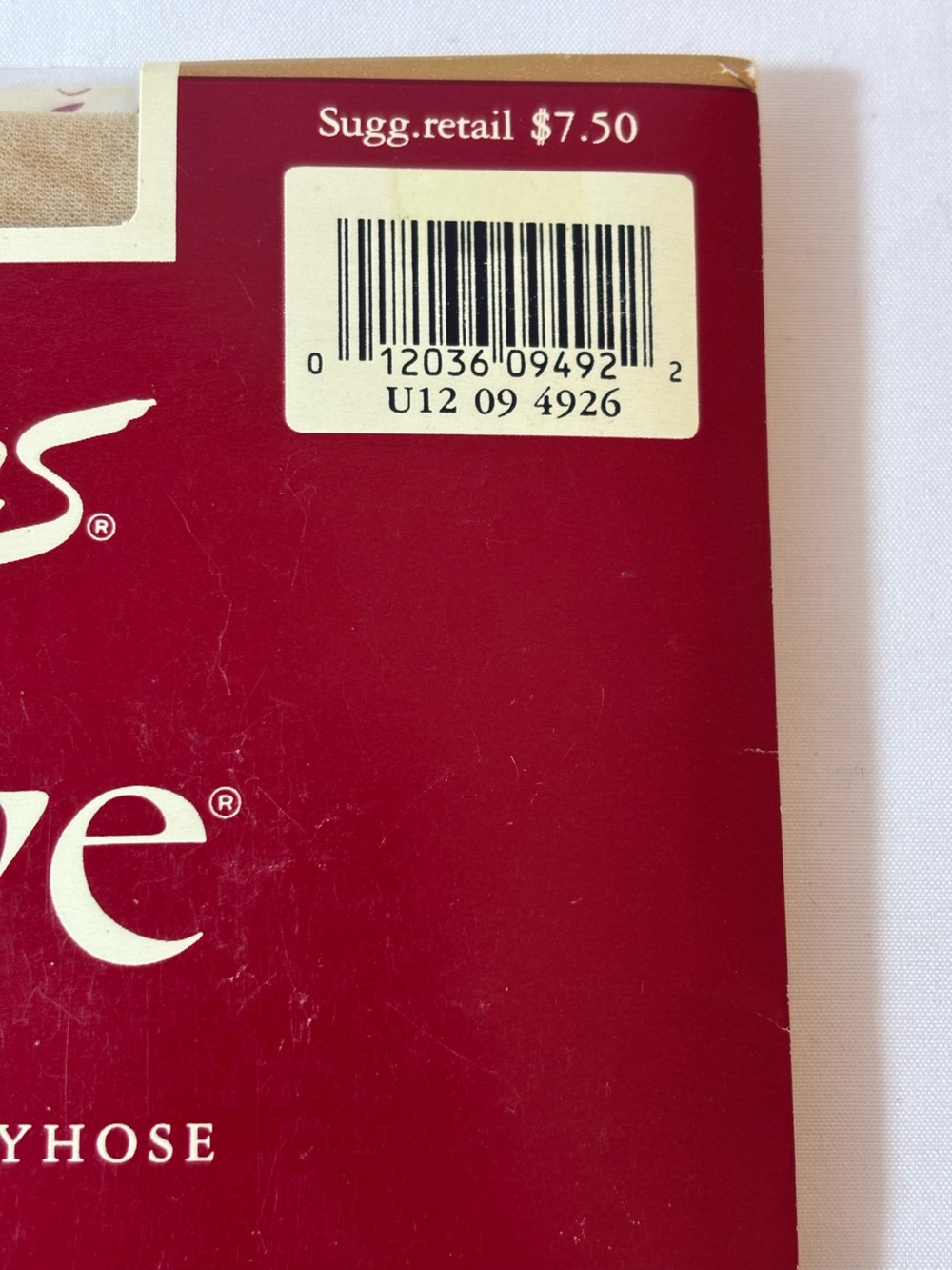 Vintage Hanes Alive Support Pantyhose Style 810 Deadstock Travel Buff Size C - Picture 5 of 9
